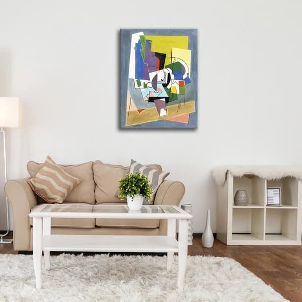 Legendarte - Målning, Tryck på duk - The Rocks - Vincent Van Gogh cm. 50x70