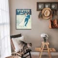 Miniatyrbild 2 av 4: Legendarte - Vintage Winter Music Cover - Målning, Canvastryck cm. 50x70