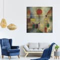 Miniatyrbild 3 av 4: Legendarte - Röd Ballong Multi Panel Målning - Paul Klee cm. 150x150 (9 paneler)