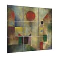 Miniatyrbild 2 av 4: Legendarte - Röd Ballong Multi Panel Målning - Paul Klee cm. 150x150 (9 paneler)