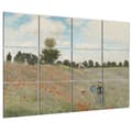 Miniatyrbild 2 av 4: Legendarte - Flerpanelsmålning Vallmofältet - Claude Monet cm. 150x200 (12 paneler)