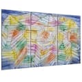 Miniatyrbild 2 av 4: Legendarte - Multi Panel Painting Theatre Mountain Construction - Paul Klee cm. 150x200 (12 paneler)