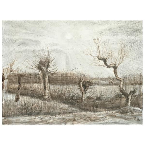Legendarte - Målning, Tryck på duk - Grodyngel (Pollars) - Vincent Van Gogh cm. 60x80
