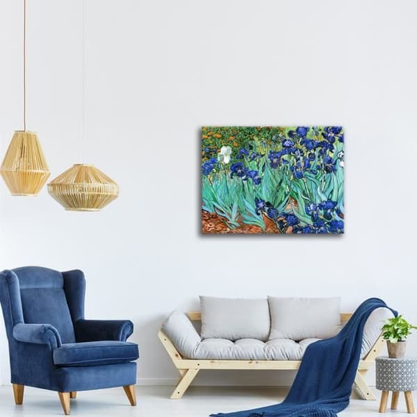 Legendarte - Målning, tryck på duk - Iris Vincent Van Gogh cm. 50x70