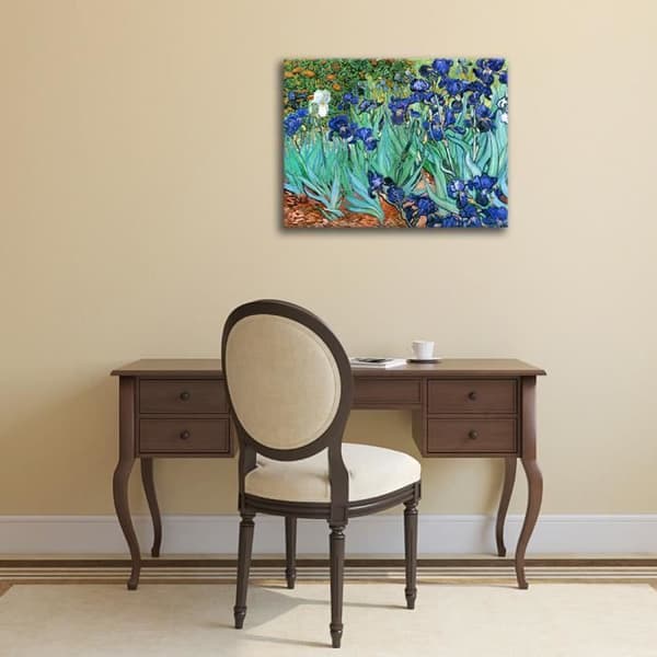 Legendarte - Målning, tryck på duk - Iris Vincent Van Gogh cm. 50x70