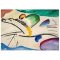Miniatyrbild 1 av 4: Legendarte - Målning, Tryck på duk - Lyrisk Wassily Kandinsky cm. 50x70