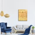 Miniatyrbild 3 av 4: Legendarte - Målning, tryck på duk - Vitruvian Man Leonardo Da Vinci cm. 60x90
