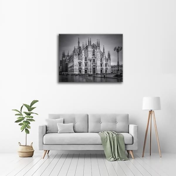 Legendarte - Målning, tryck på duk - The Dome Of Milano cm. 60x75