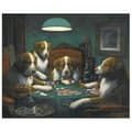 Miniatyrbild 1 av 4: Legendarte - Målning, Tryck på duk - Pokerspel - Cassius Marcellus Coolidge cm. 50x60