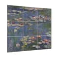 Miniatyrbild 2 av 4: Legendarte - Näckrosor Multi Panel Tavla - Claude Monet cm. 150x150 (9 paneler)