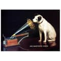 Miniatyrbild 1 av 4: Legendarte - Vintage reklamaffisch Nipper - His Master's Voice - Målning, Print On Canvas cm. 50x70