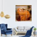 Miniatyrbild 3 av 4: Legendarte - Flerpanelsmålning June Flamboyante - Frederic Leighton cm. 150x150 (9 paneler)