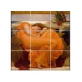 Miniatyrbild 1 av 4: Legendarte - Flerpanelsmålning June Flamboyante - Frederic Leighton cm. 150x150 (9 paneler)