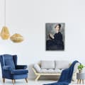 Miniatyrbild 3 av 4: Legendarte - Målning, tryck på duk - Porträtt av dedikerad Amedeo Modigliani cm. 60x90