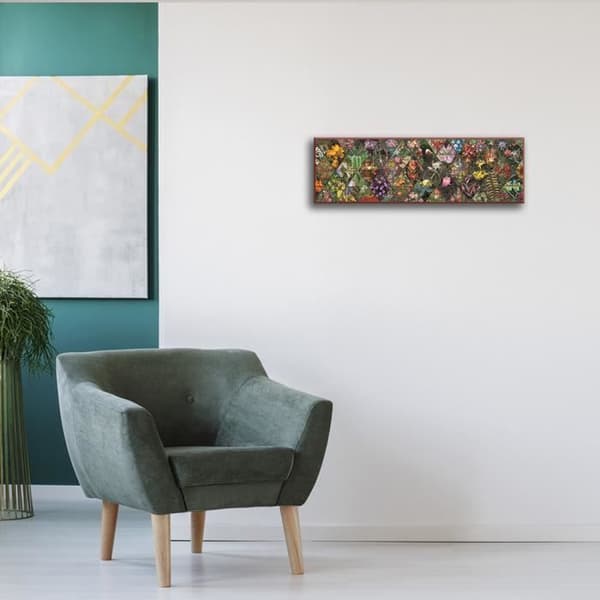 Legendarte - Målning, Tryck på duk - Botanisk cm. 120x40