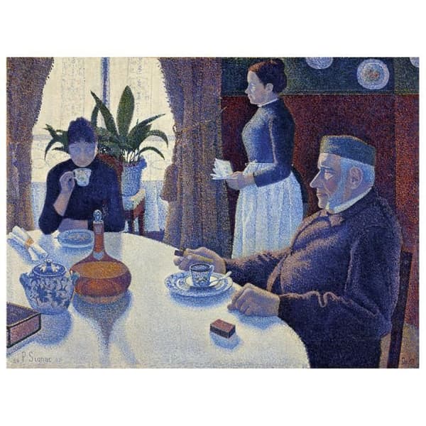 Legendarte - Målning, Tryck på duk - Matsalen - Paul Signac cm. 60x80