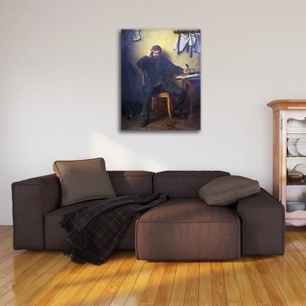 Legendarte - Målning, tryck på duk - The Malcontent - Ludwig Knaus cm. 50x70