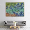 Miniatyrbild 3 av 4: Legendarte - Iris Multi Panel Målning - Vincent Van Gogh cm. 150x200 (12 paneler)