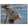 Miniatyrbild 1 av 4: Legendarte - Målning, Tryck på duk - Fiskaren - Joaquín Sorolla cm. 60x80