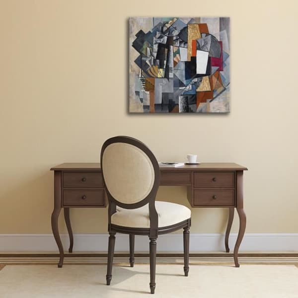 Legendarte - Målning, Tryck på duk - Bureau Och Rum - Kazimir Malevich cm. 60x60