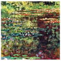 Miniatyrbild 1 av 4: Legendarte - Målning, Tryck på duk - Etang Aux Nympheas Claude Monet cm. 90x90