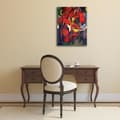 Miniatyrbild 2 av 4: Legendarte - Målning, tryck på duk - Räven Franz Marc cm. 60x80