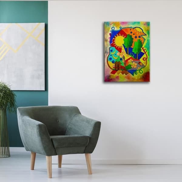 Målning, Tryck på Canvas - Komponent cm. 50x70
