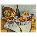 Miniatyrbild 1 av 4: Legendarte - Målning, Tryck på duk - Äppelkorgen Paul Cézanne cm. 60x80
