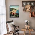 Miniatyrbild 2 av 4: Legendarte - Vintage Amalfi Tourist Poster - Målning, Canvastryck cm. 50x70
