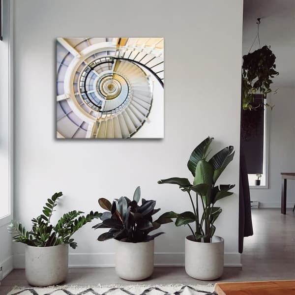 Legendarte - Målning, Tryck på Canvas - Trappor Och Trappor cm. 60x60