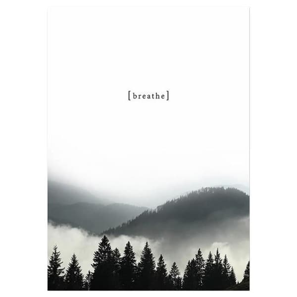 Legendarte - Målning, Tryck på duk - Forest of Peace cm. 50x70