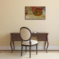 Miniatyrbild 2 av 4: Legendarte - Målning, Tryck på duk - Gult och rött stilleben - Pierre Bonnard cm. 60x90