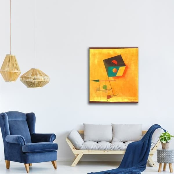 Legendarte - Målning, tryck på duk - Erövraren Paul Klee cm. 50x60