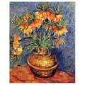 Miniatyrbild 1 av 4: Legendarte - Målning, Tryck på duk - Fritillaries, Imperial Crown i en kopparvas Vincent Van Gogh cm. 80x100