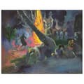Miniatyrbild 1 av 4: Legendarte - Målning, tryck på duk - Upa Upa (Eldens dans) Paul Gauguin cm. 60x75