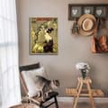 Miniatyrbild 2 av 4: Legendarte - Vintage reklamaffisch Giacomuzzi - Målning, tryck på duk cm. 50x70