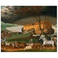 Miniatyrbild 1 av 4: Legendarte - Målning, Tryck på duk - Noaks ark - Edward Hicks cm. 50x60