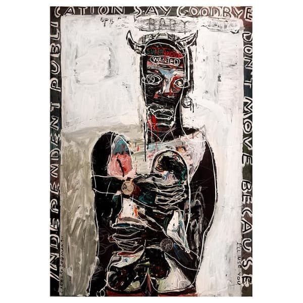 Legendarte - Målning, Tryck på duk - Sökes - Maxim Bashev cm. 60x90