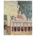 Miniatyrbild 1 av 4: Legendarte - Målning, tryck på duk - Katter på balustrade - Pierre Bonnard cm. 80x100