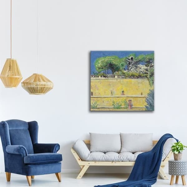 Legendarte - Målning, Tryck på duk - Terrass i söder - Pierre Bonnard cm. 60x60