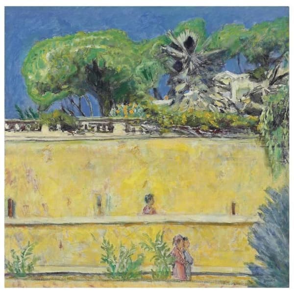Legendarte - Målning, Tryck på duk - Terrass i söder - Pierre Bonnard cm. 60x60