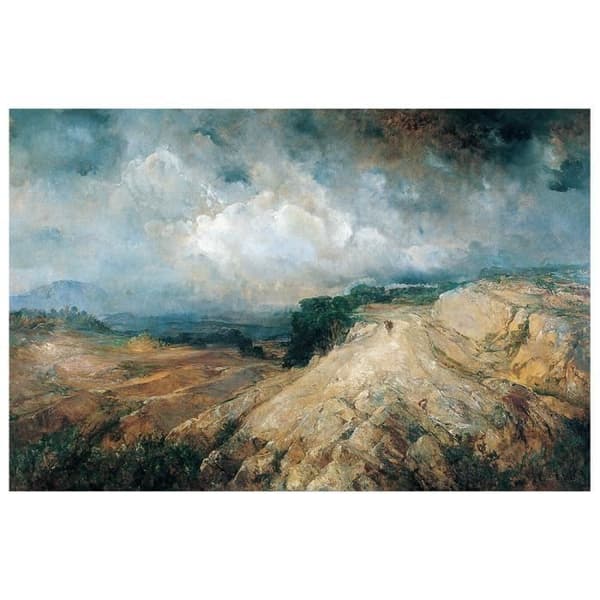 Legendarte - Målning, Tryck på duk - Stenigt landskap - Ramón Martí Alsina cm. 60x90