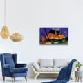 Miniatyrbild 3 av 4: Legendarte - Målning, tryck på duk - Två katter - Franz Marc cm. 50x80