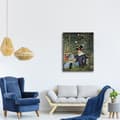 Miniatyrbild 3 av 4: Legendarte - Målning, tryck på duk - Ung kvinna i trädgården Édouard Manet cm. 50x70