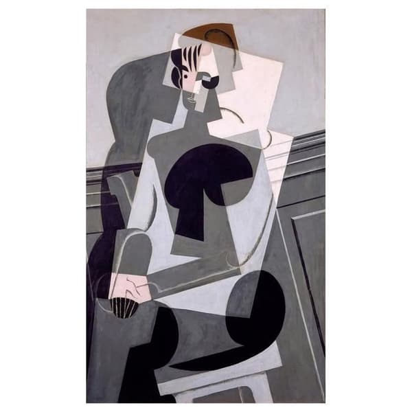 Legendarte - Målning, tryck på duk - Porträtt av Madame Josette Juan Gris cm. 60x100