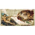 Miniatyrbild 1 av 4: Legendarte - Målning, tryck på duk - Skapandet av Adam Michelangelo Buonarroti cm. 50x100