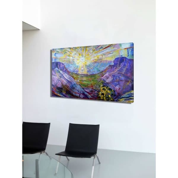 Tavla, Canvastryck - Solen - Väggdekoration - 60x80cm