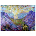 Miniatyrbild 1 av 4: Tavla, Canvastryck - Solen - Väggdekoration - 60x80cm