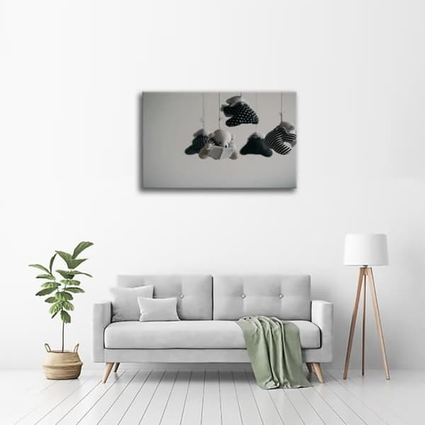 Legendarte - Målning, Tryck på Canvas - Babyspel cm. 60x90