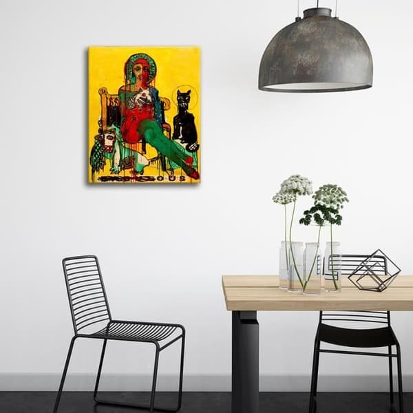 Legendarte - Målning, Tryck på duk - Glamour - Maxim Bashev cm. 60x80